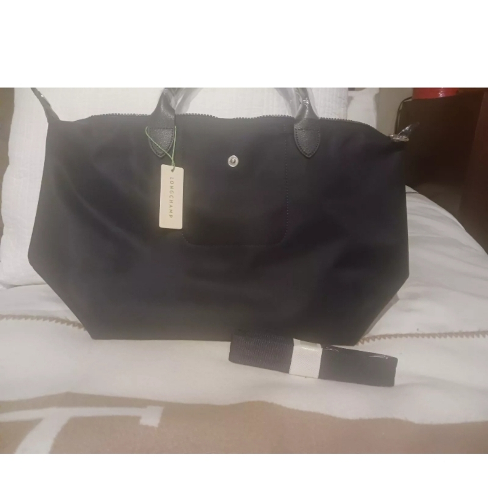 Longchamp tote with long strap